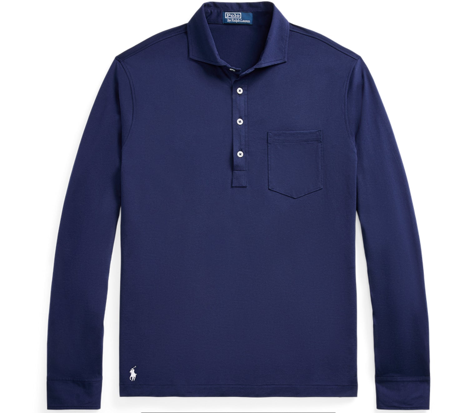 Long Sleeve Front Pocket Polo