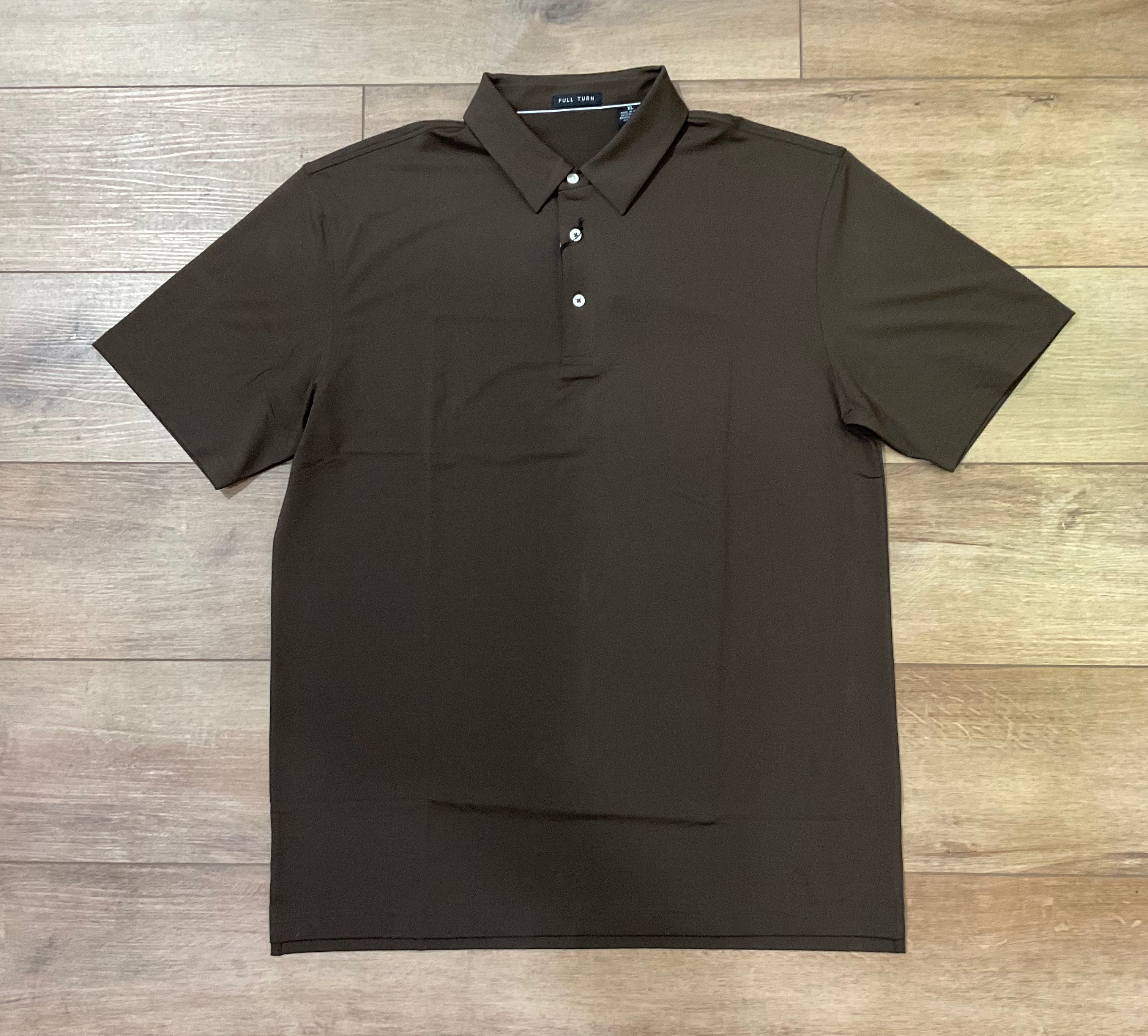 Ecotec Solid Repreve Polo - Espresso