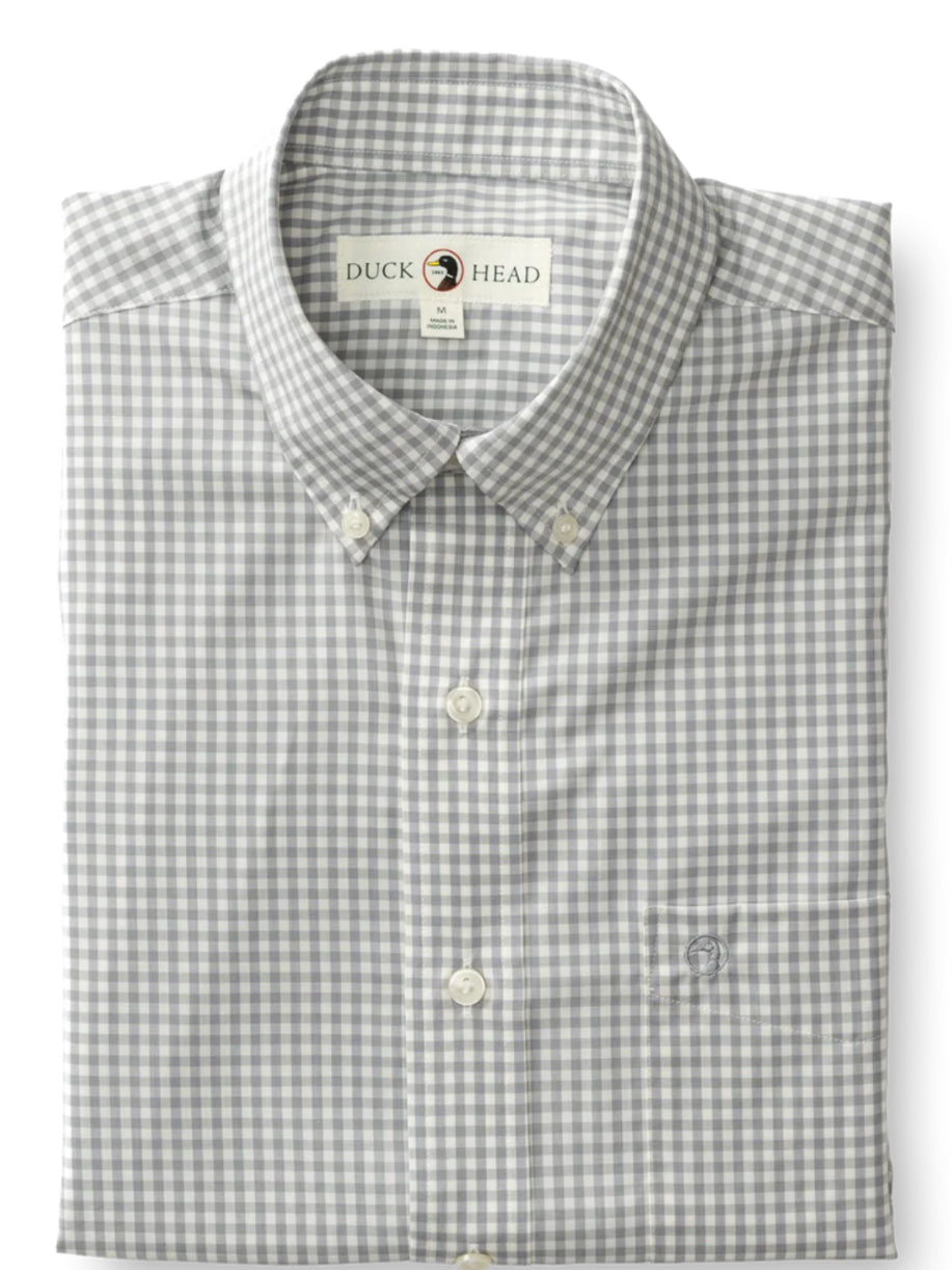 Poplin Sport Shirt - Gray