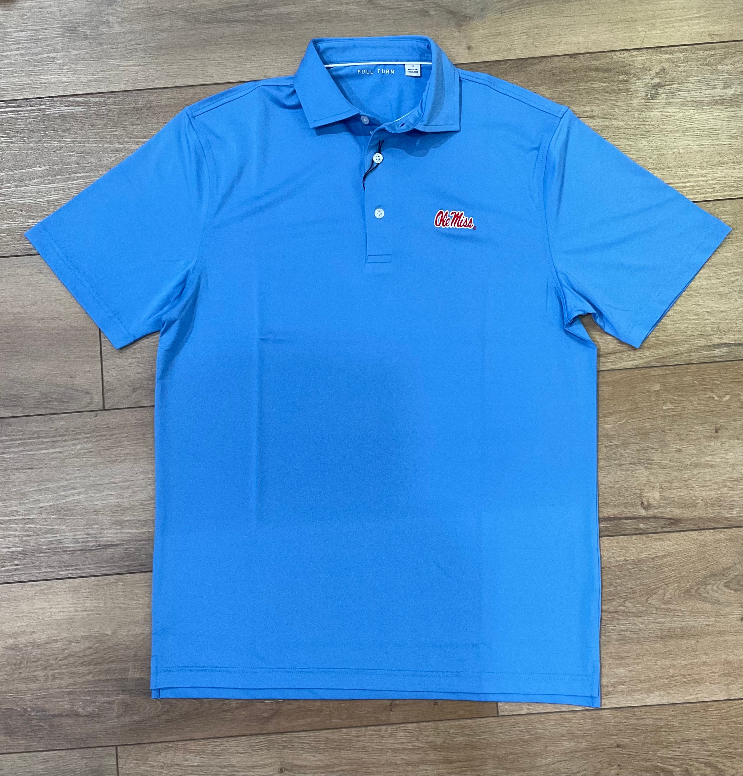 Ole Miss Solid Polo - Royal Blue