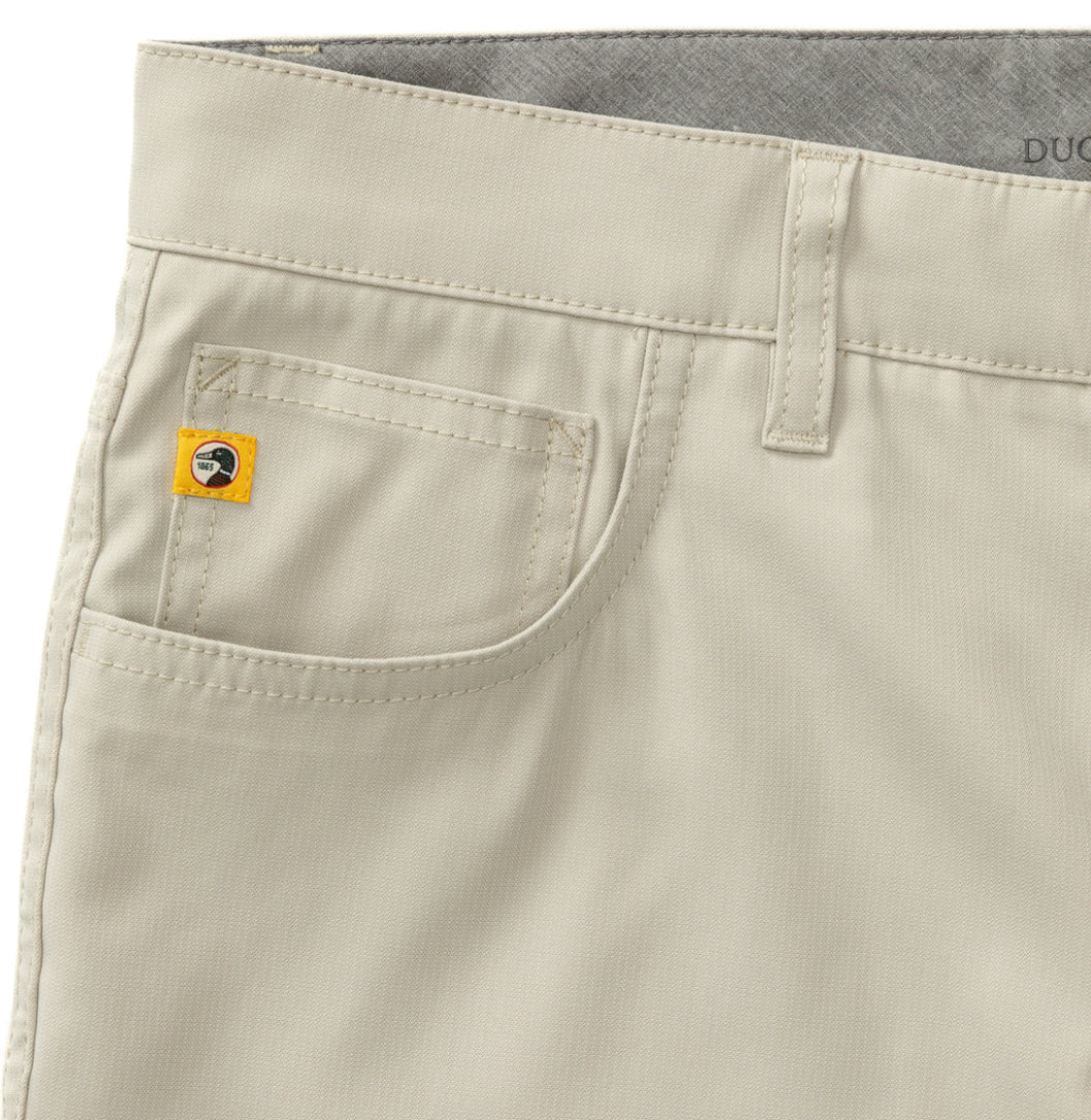 Long Drive Performance Five Pocket - Stone