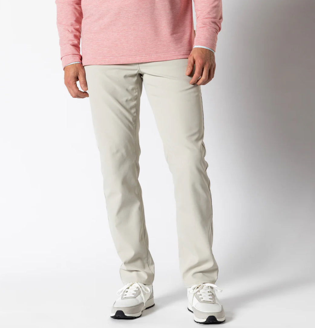 Long Drive Performance Five Pocket - Stone