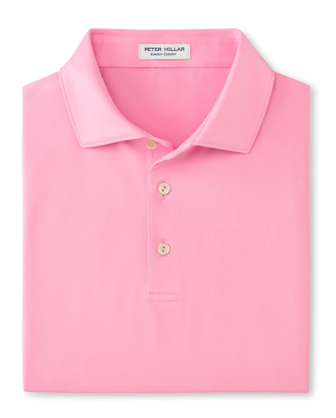 Solid Performance Jersey Polo - Pink Vale