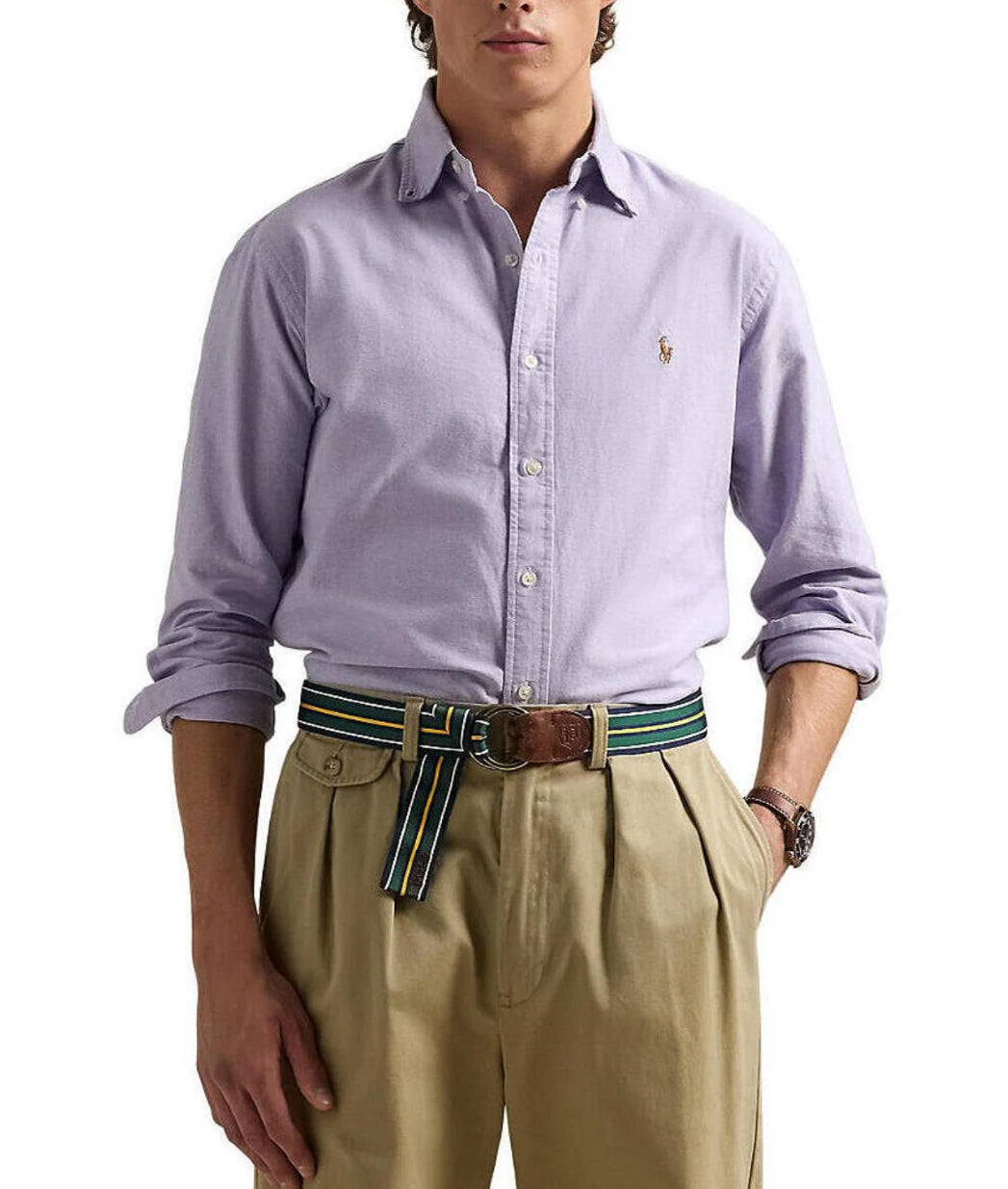 Performance Long Sleeve Oxford - Lavender