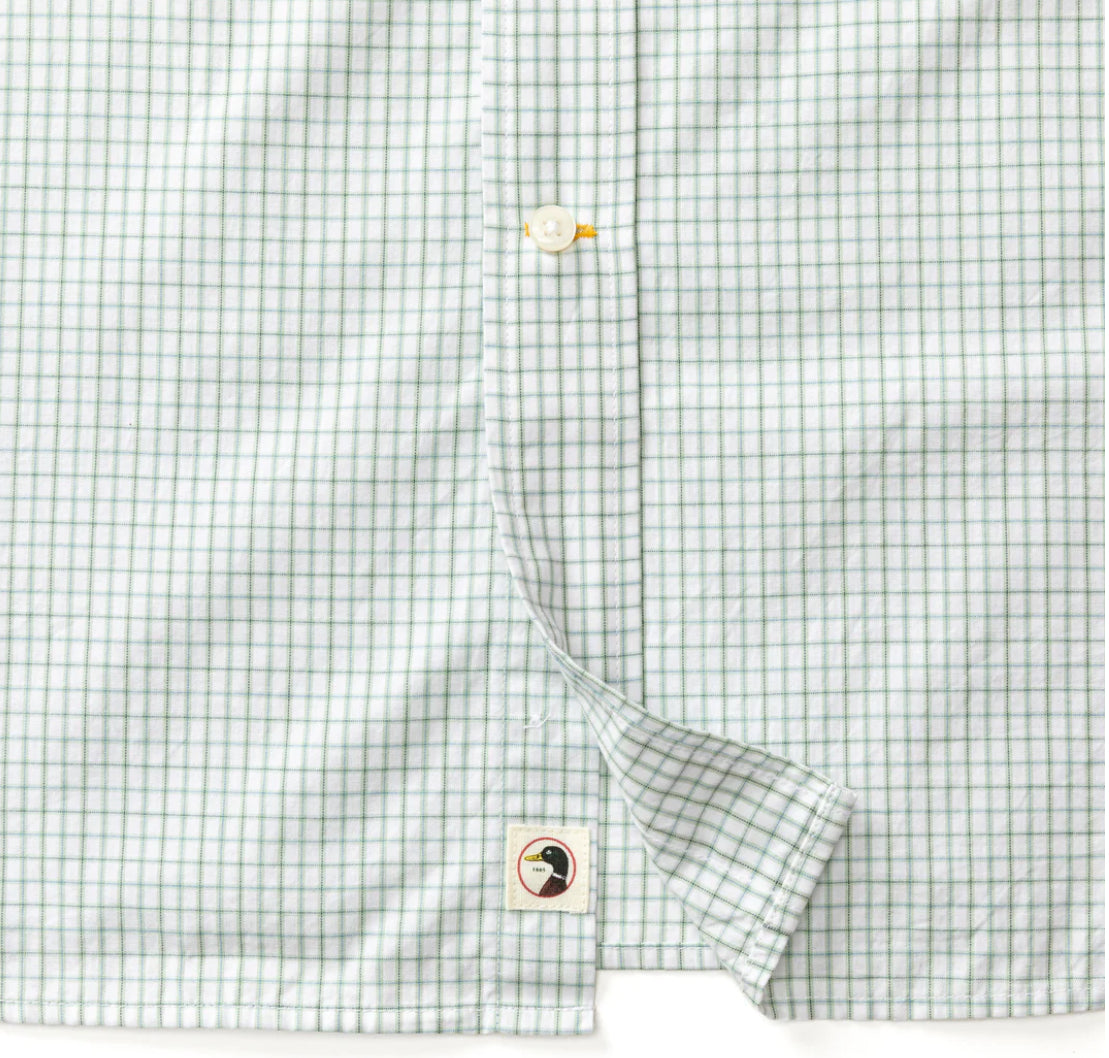 Cashmere Cotton Poplin Sport Shirt - Sage Green