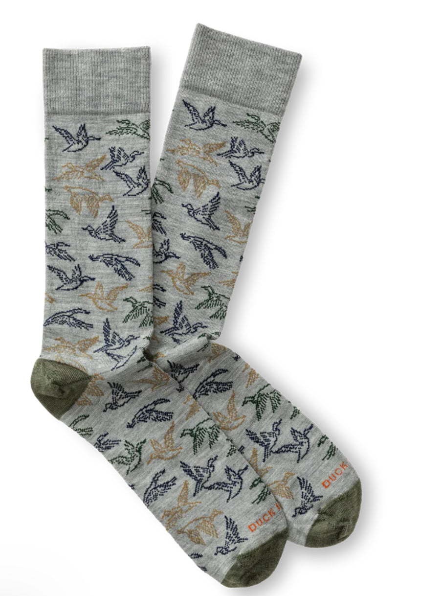 Flying Mallard Sock