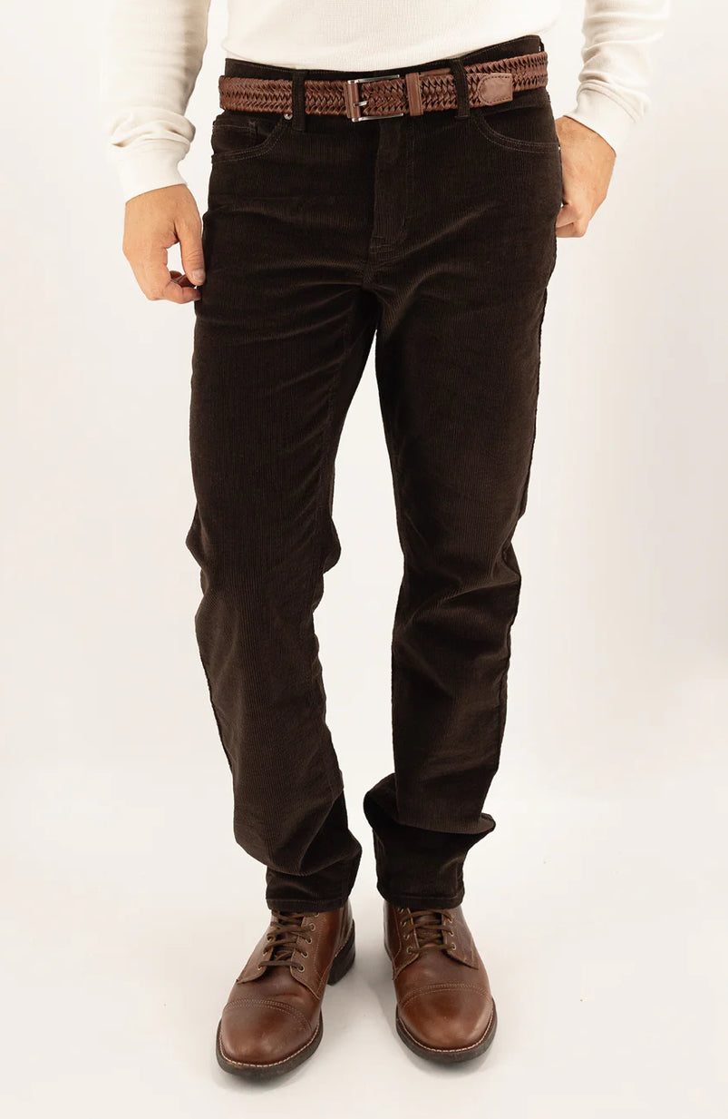 Stretch Corduroy Pants - Dark Roast