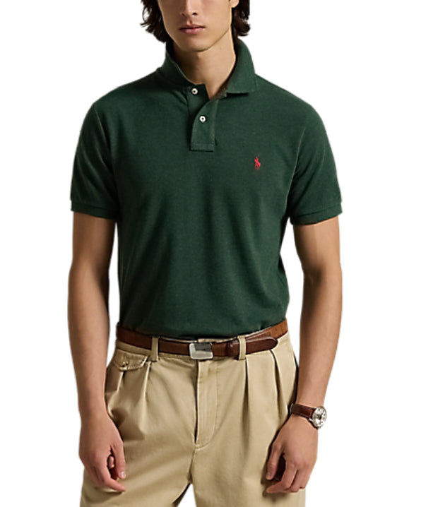 Iconic Mesh Polo Shirt - Scotch Pine Heather