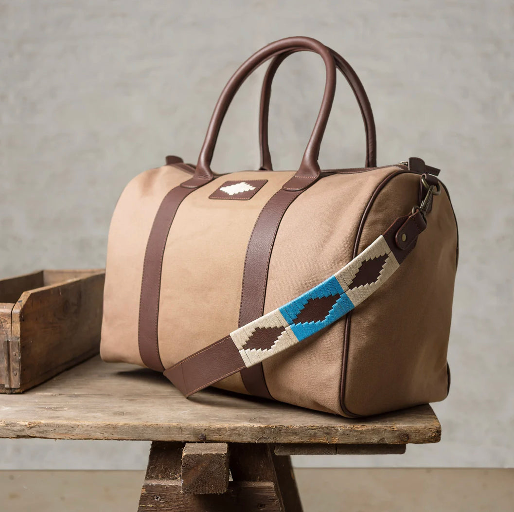 Varon Small Travel Bag - SAND CANVAS