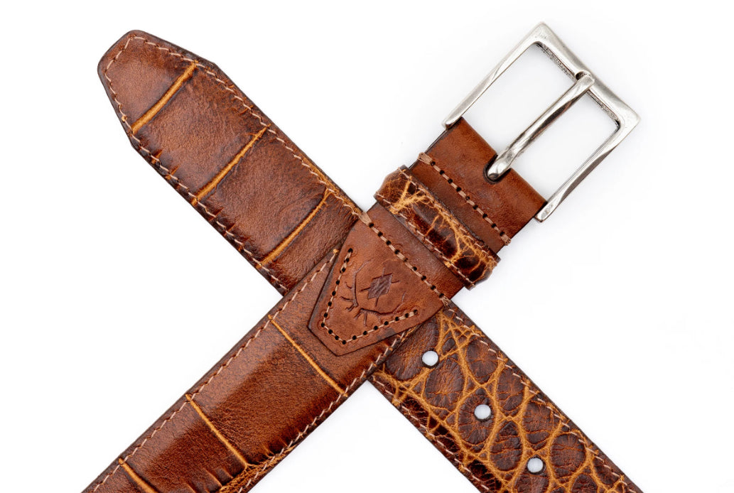 Perry Italian Alligator Grain Belt