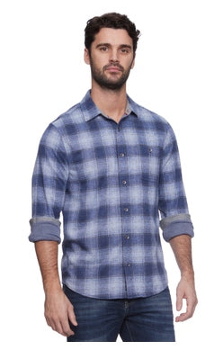 DOVER FLANNEL LONG SLEEVE - BLUE