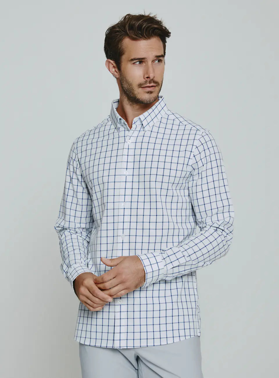 Nash - Long Sleeve Shirt in White