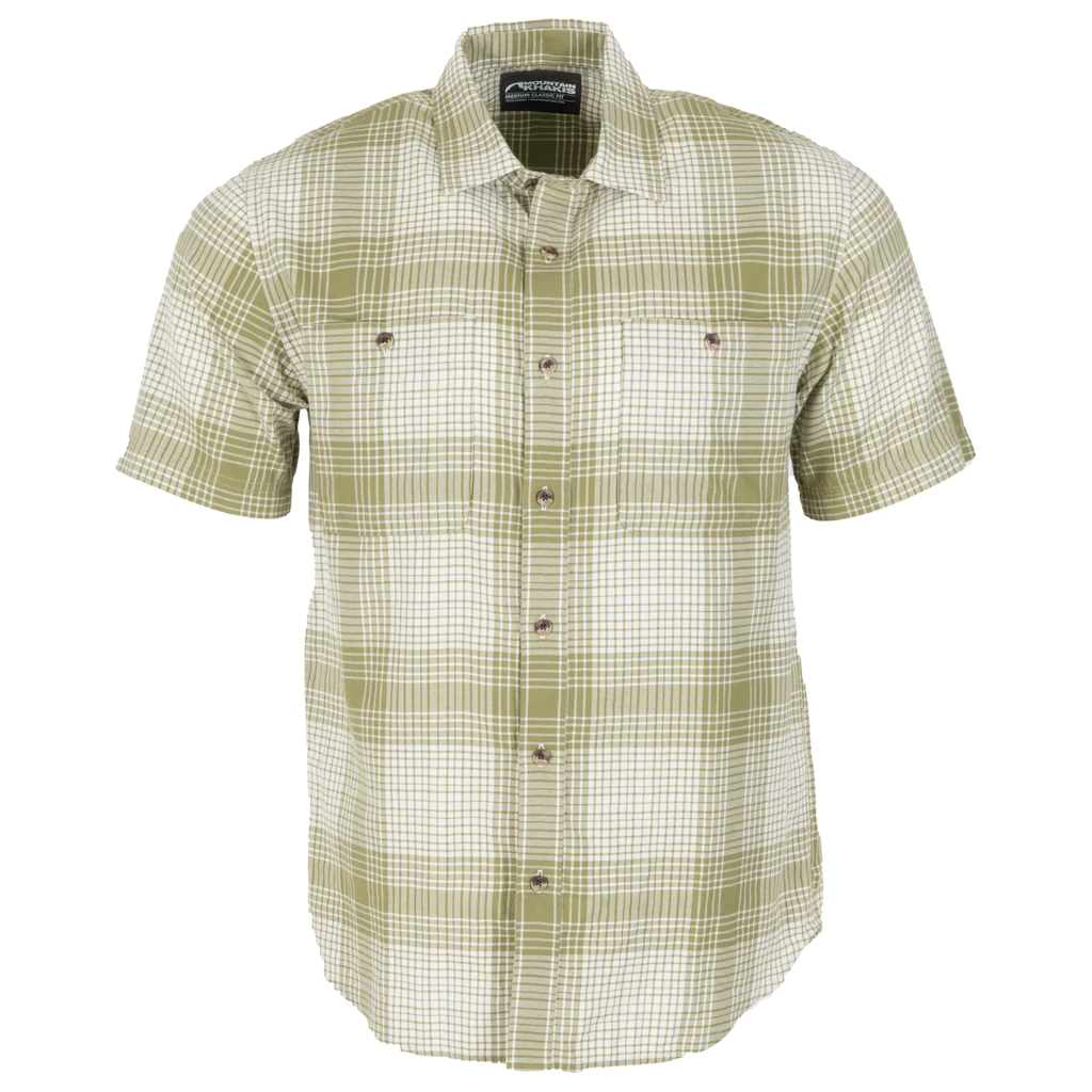 Nebo Short Sleeve Woven - MINERAL