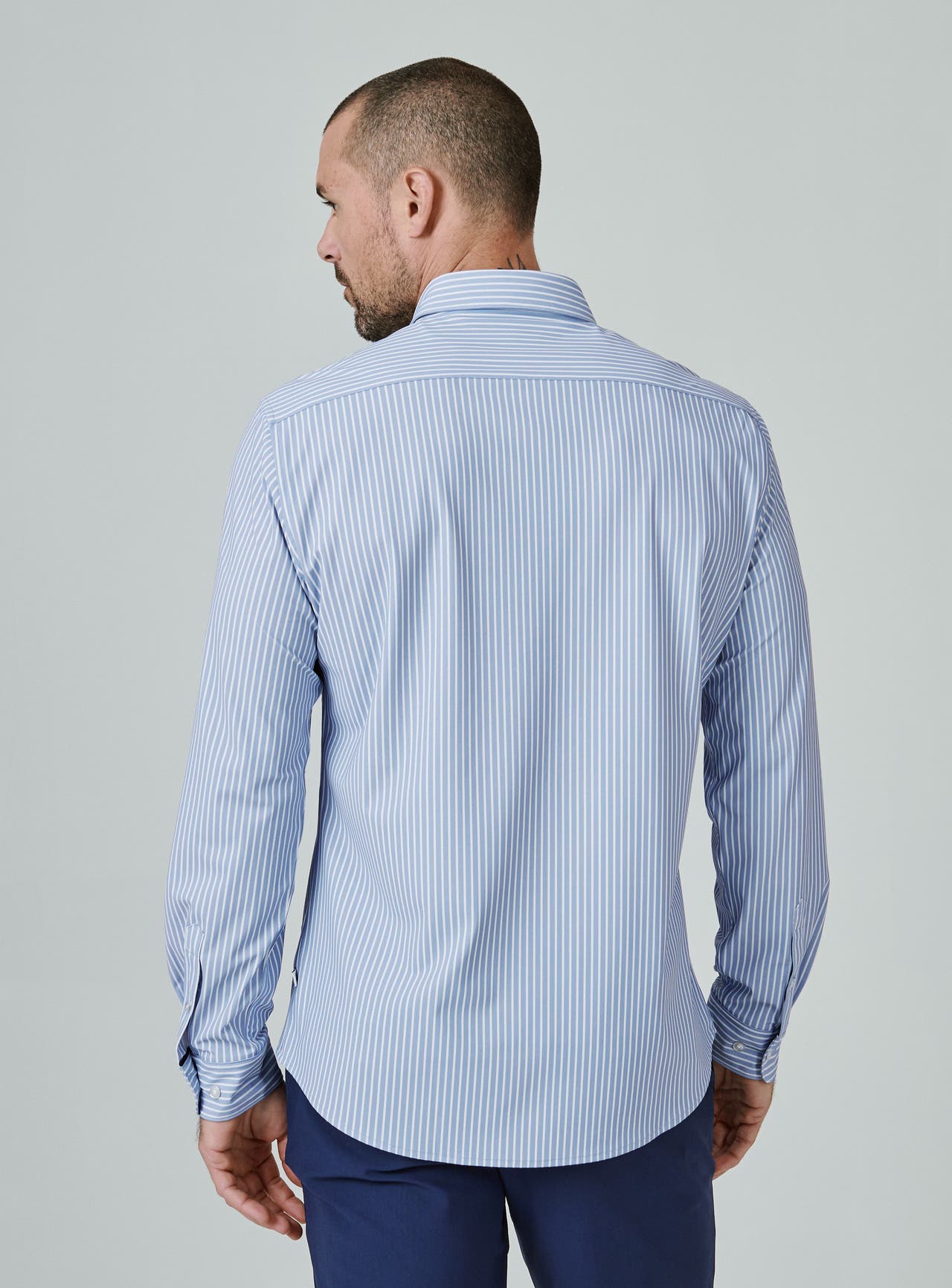 Jackson Long Sleeve Shirt - LIGHT BLUE