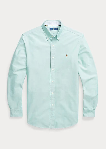 Iconic Oxford Long Sleeve - COLLEGE GREEN