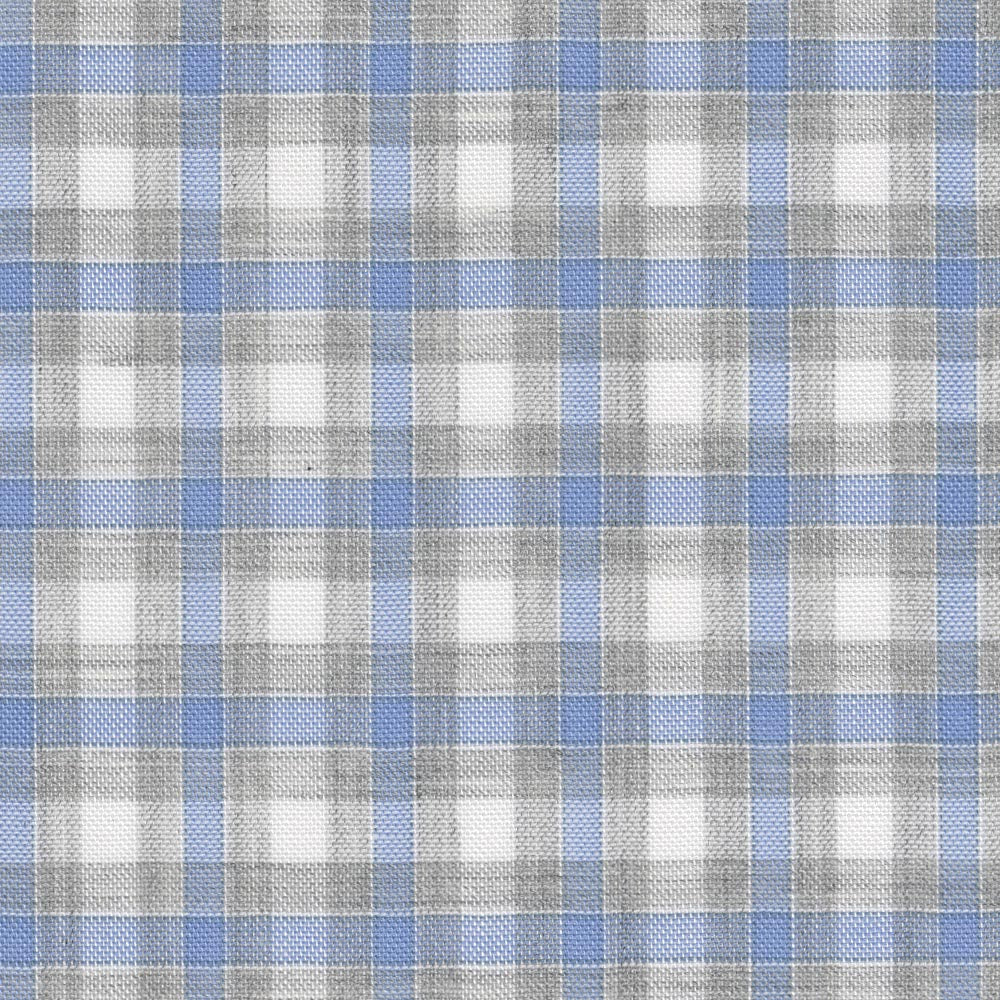 Heathered Chambray Check - DUSK