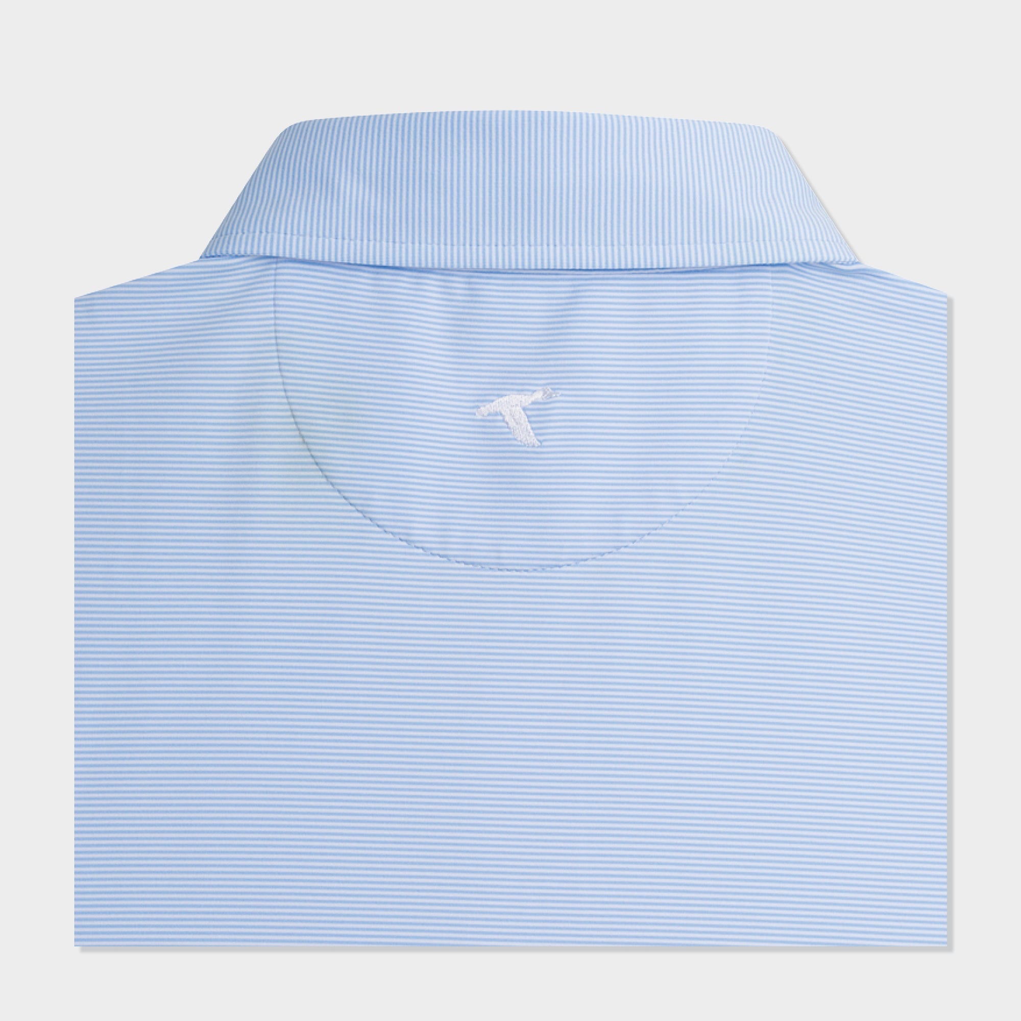 Club Pinstripe Performance Polo - ROYAL BLUE