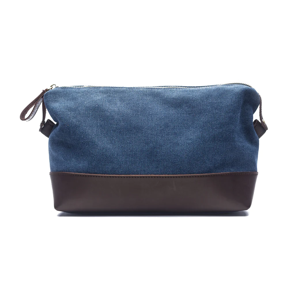 Excursion Deluxe Dopp Kit - BLUE/BROWN