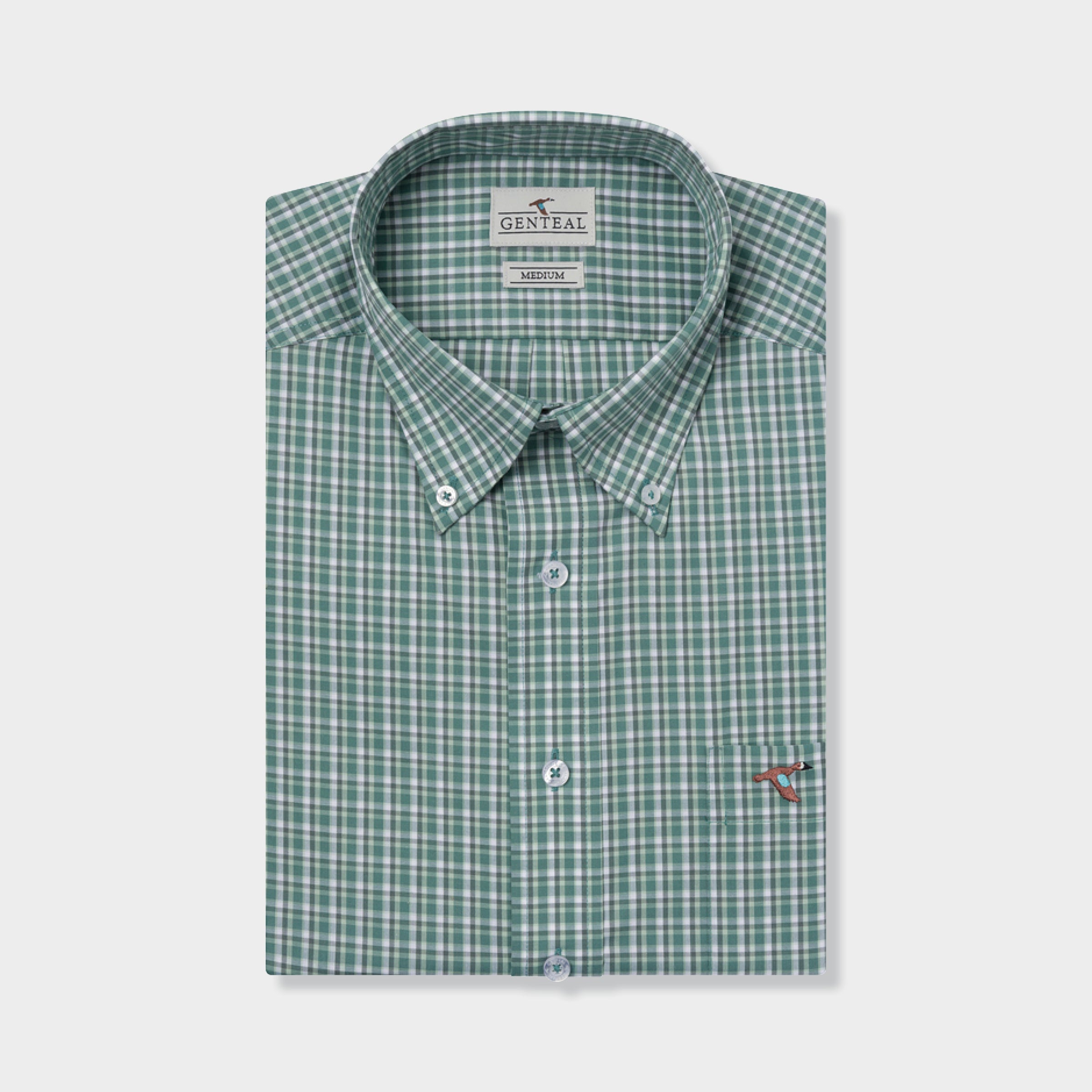 Bennett Cotton Sport Shirt - LICHEN