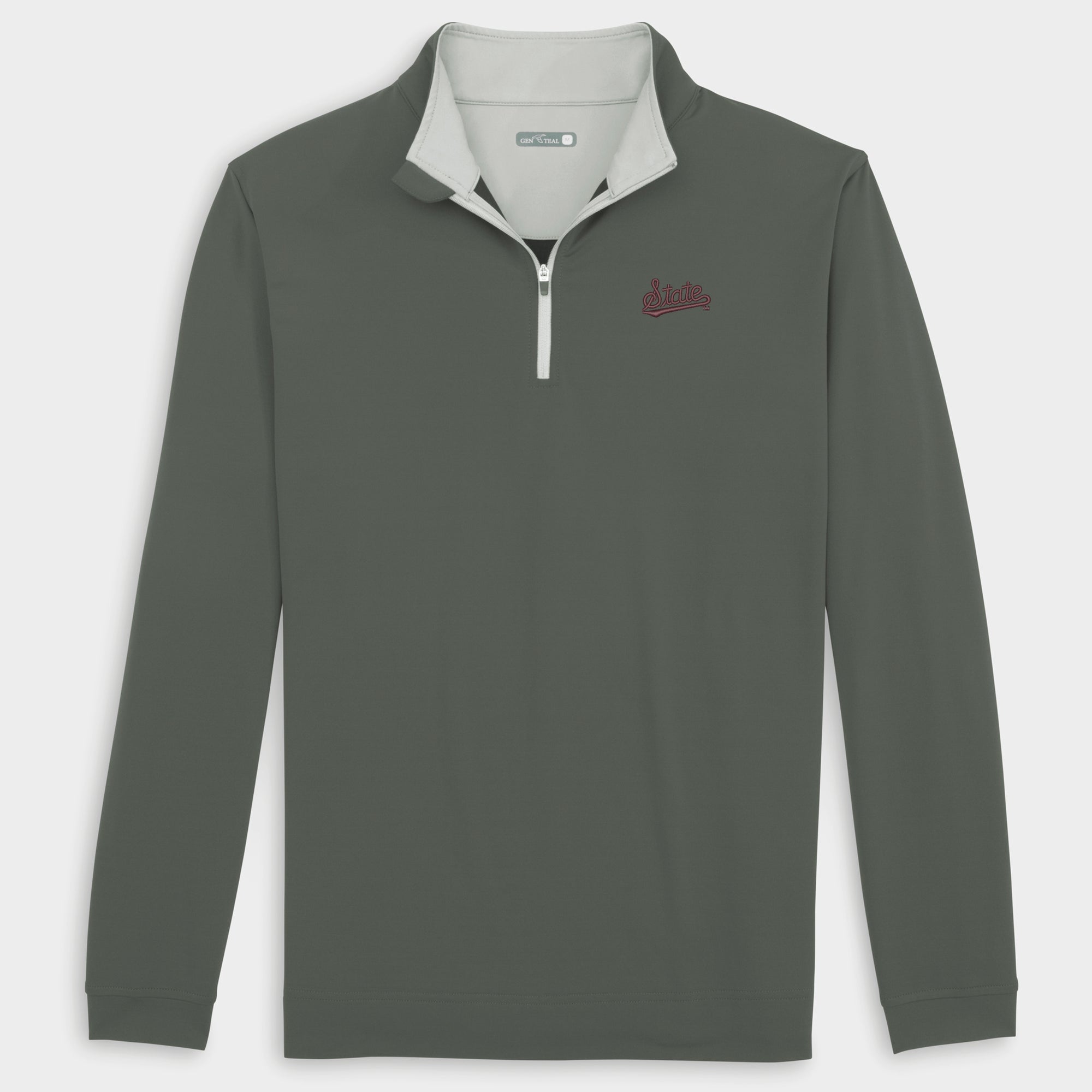 MSU Venture Quarter Zip - DARK CHARCOAL