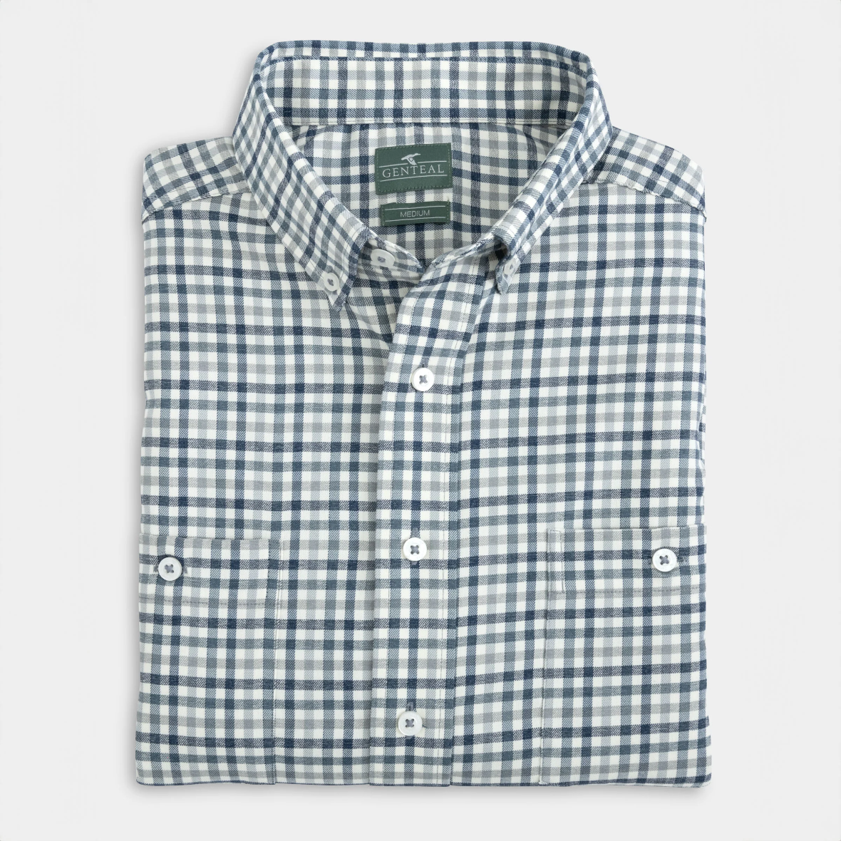 Quinn Flannel - Cobblestone Plaid