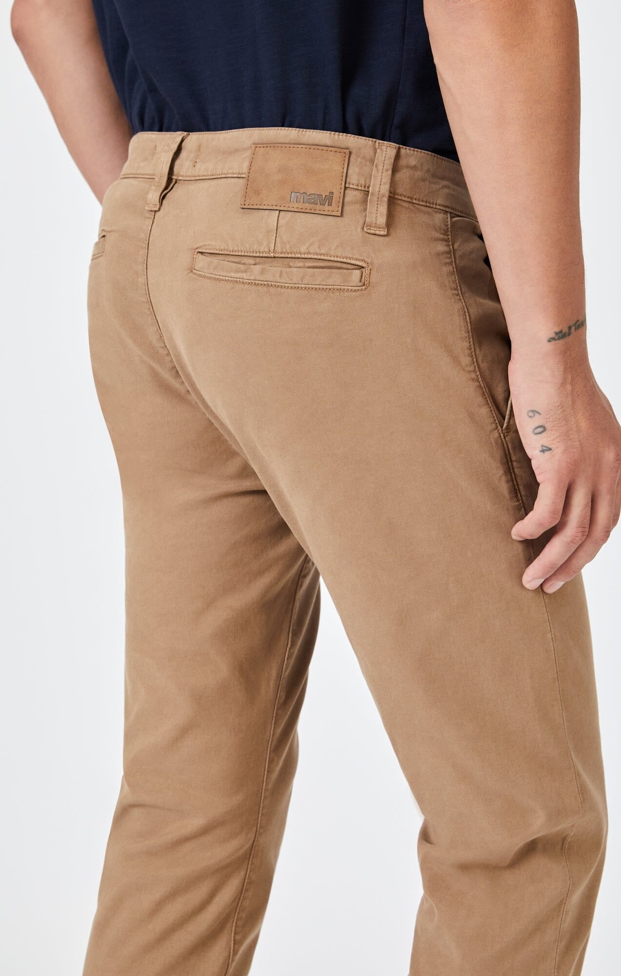 Milton Slim Straight Chino - TIGER EYE