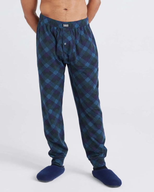 DropTemp Cooling Pant - Bison Check Navy