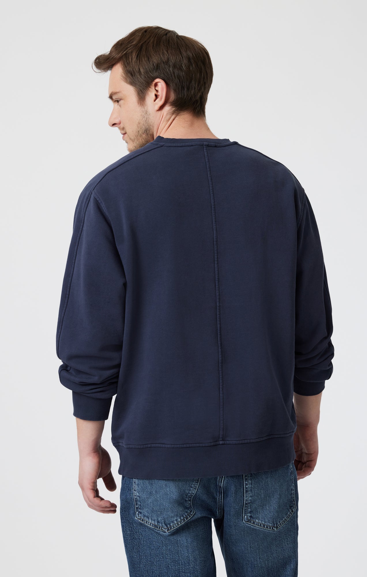 Relaxed Fit Sweatshirt - Collegiate Blue