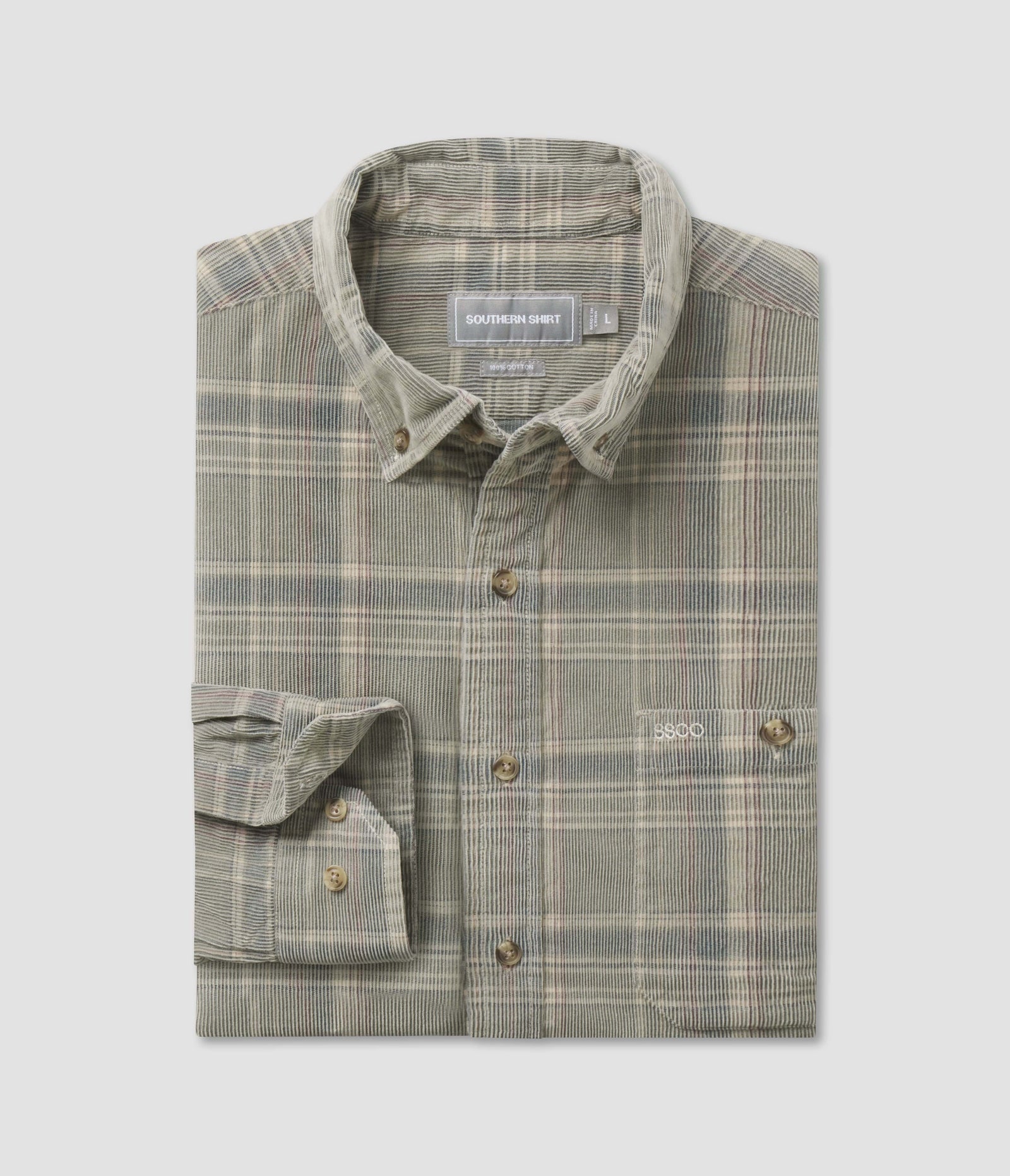 Braxton Cord Flannel - Dusk