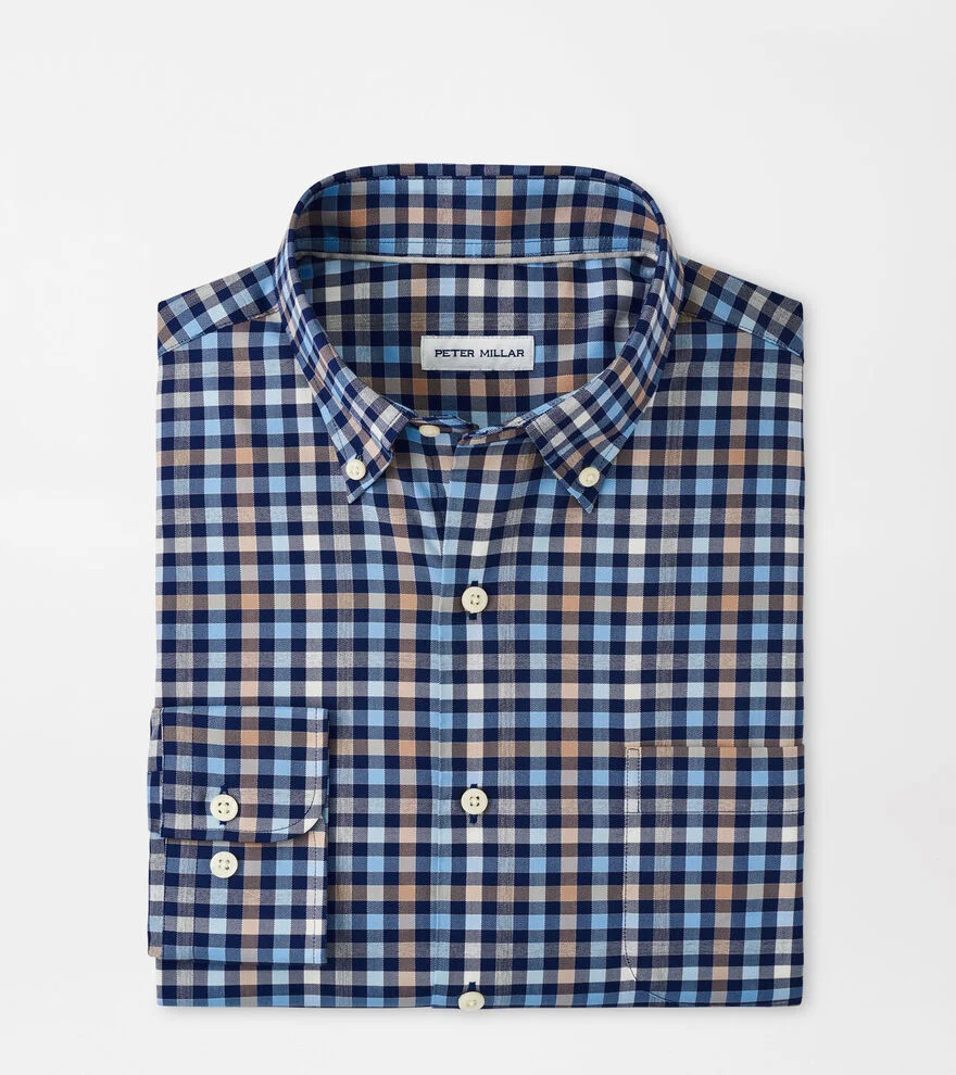 Chambly Crown Lite Cotton Shirt - Navy