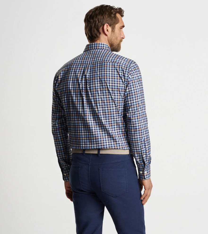 Chambly Crown Lite Cotton Shirt - Navy