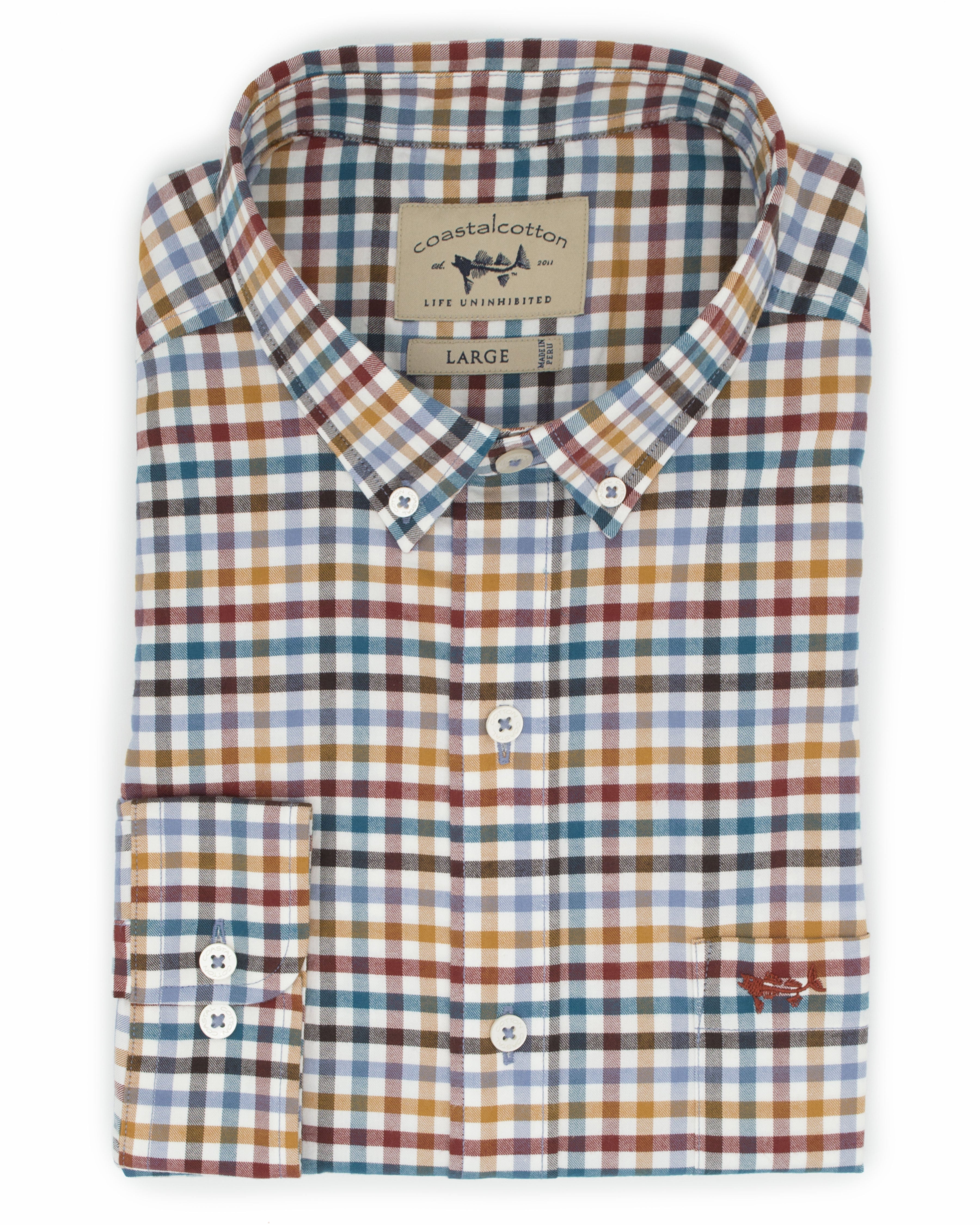 Brushed Cotton Sport Shirt - HARVEST