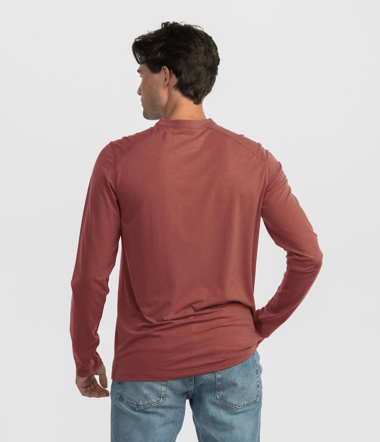 Max Comfort Henley - RED RIVER