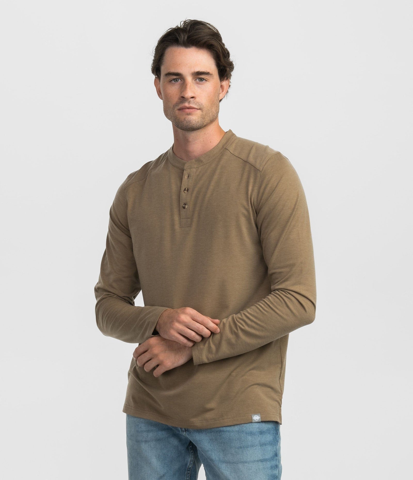 Max Comfort Henley - CARIBOU