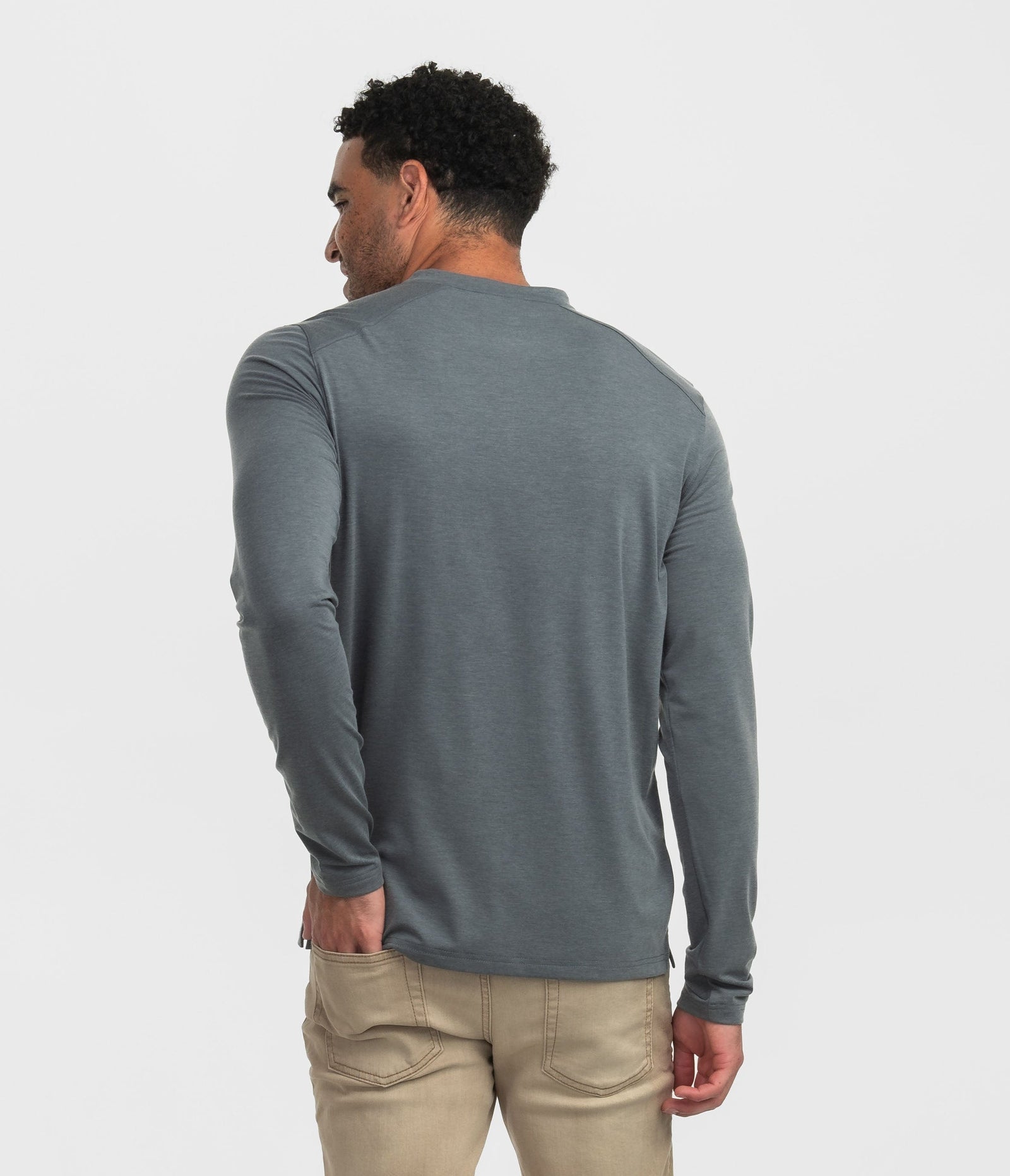 Max Comfort Henley - VOLCANIC ASH