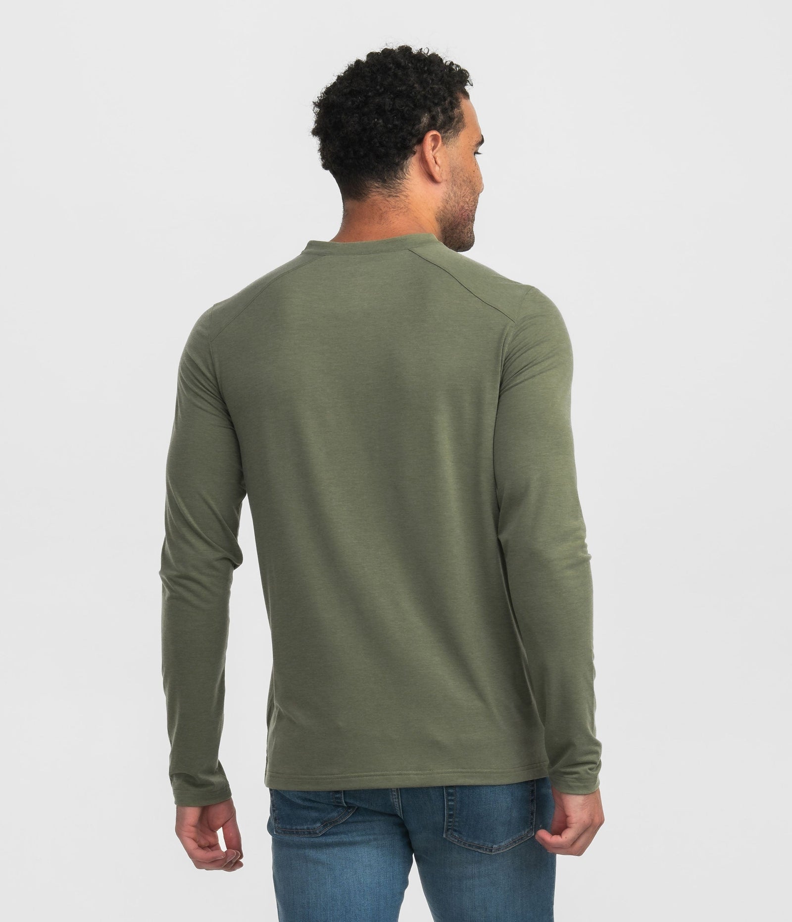 Max Comfort Henley - SPANISH MOSS