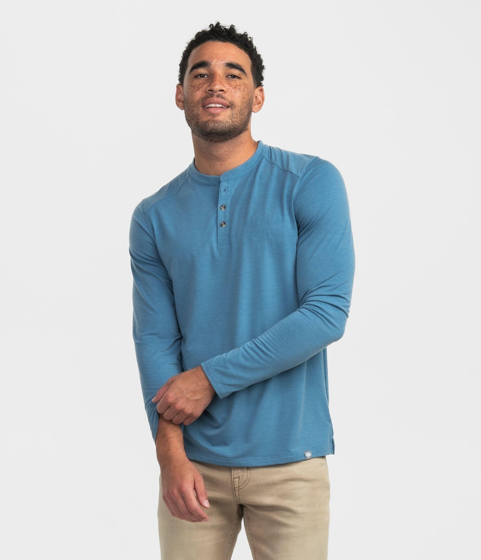 Max Comfort Henley - NAUTICAL BLUE