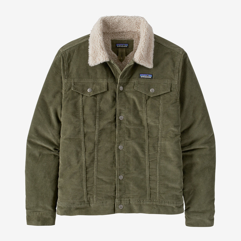 Pile Lined Trucket Jacket - Basin Green