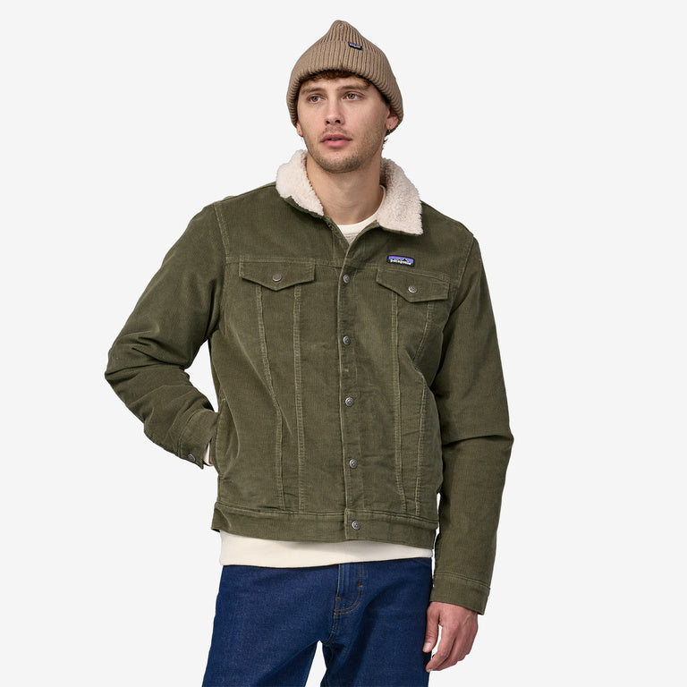 Pile Lined Trucket Jacket - Basin Green