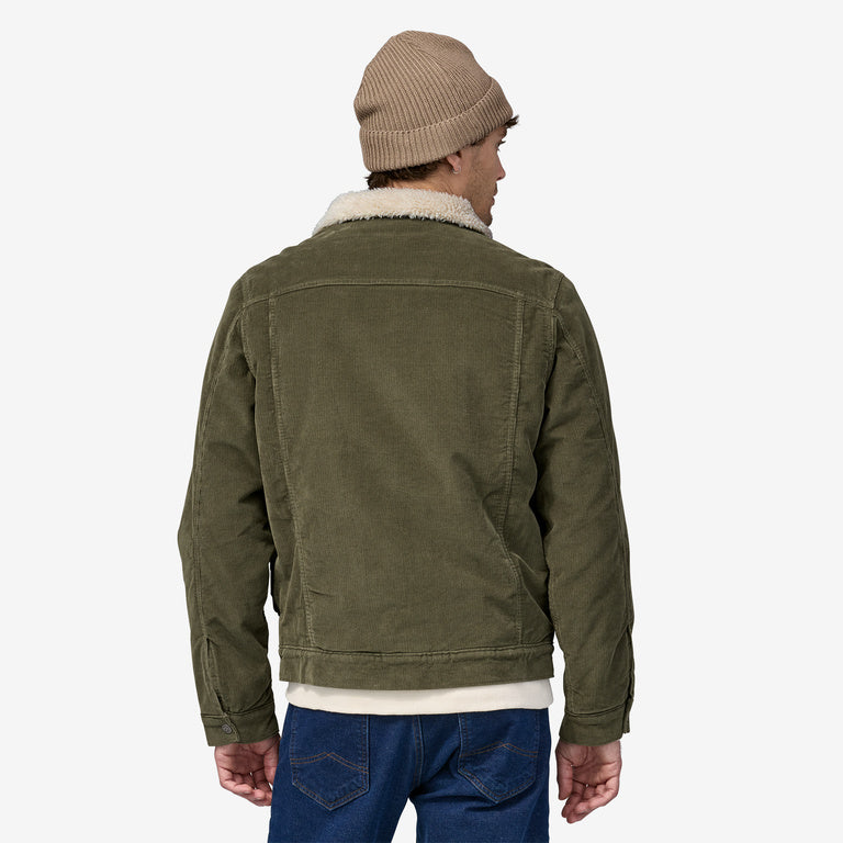 Pile Lined Trucket Jacket - Basin Green