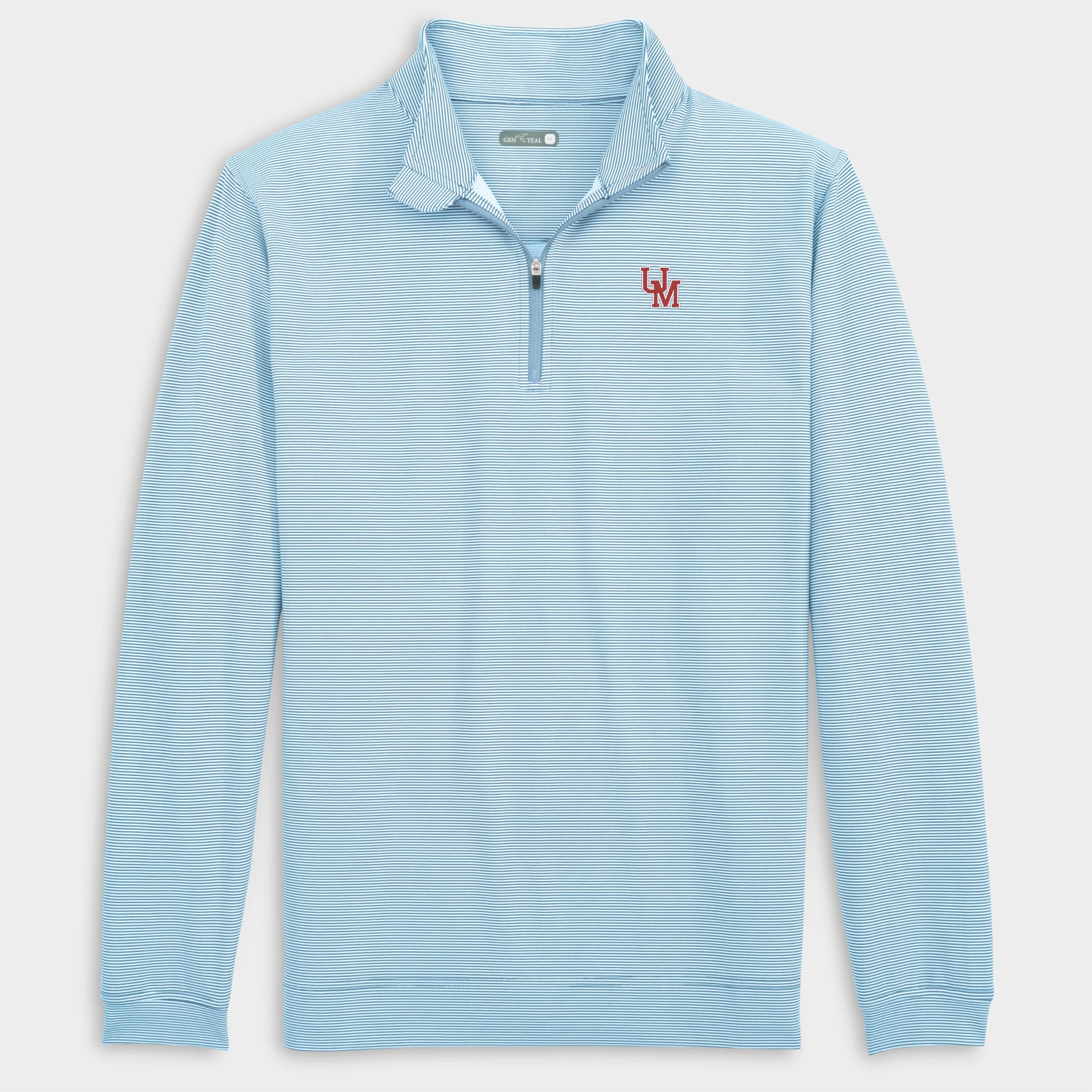 Ole Miss Pinstripe Pullover - Heritage Blue