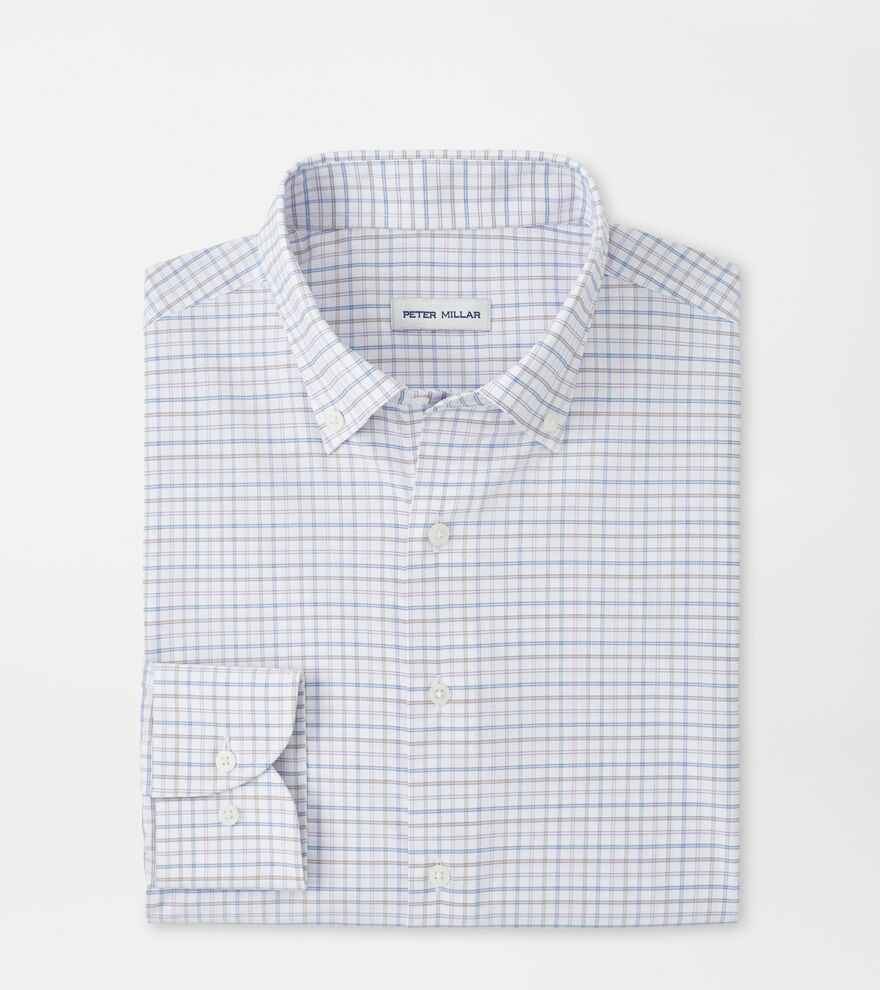 Rommel Performance Twill Shirt - Cloudy Blue