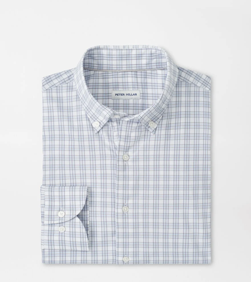 Douglas Crown-Lite Cotton Stretch Shirt - Gale Grey