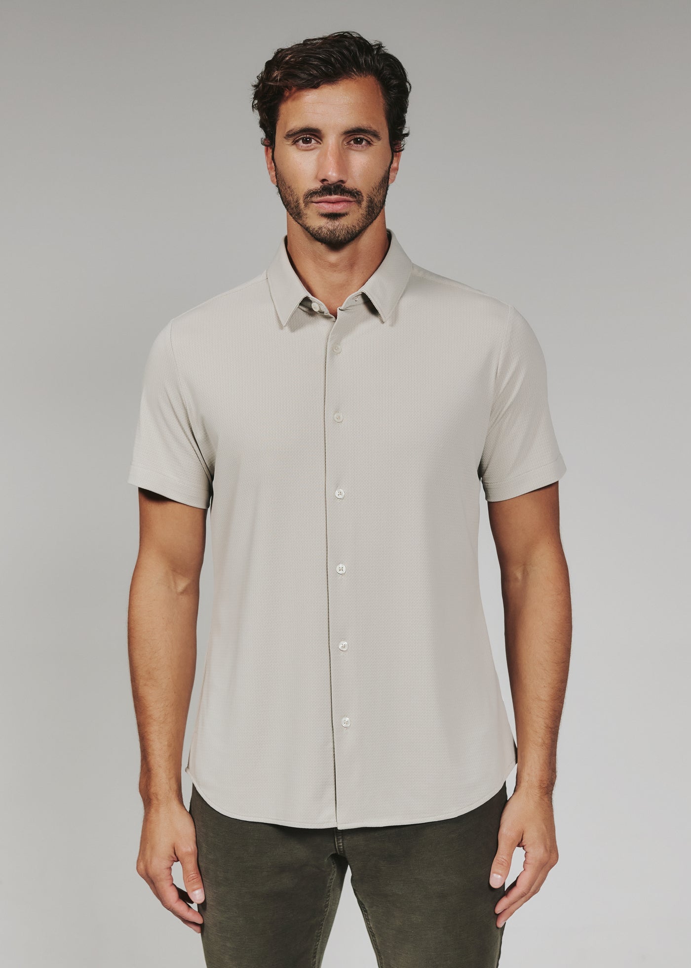 Aldridge Short Sleeve Shirt - Sand