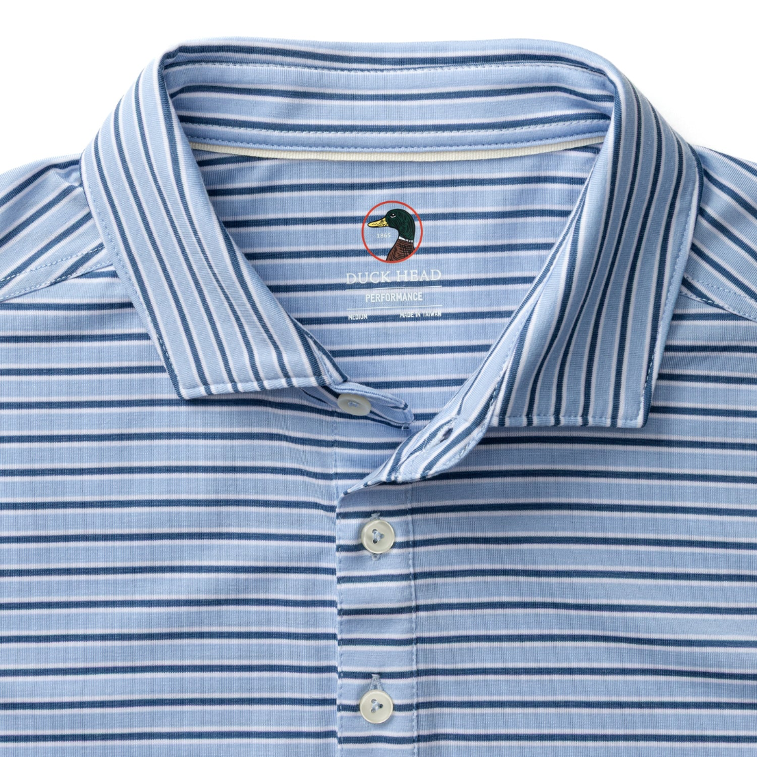 Summerford Performance Jersey Polo - Serenity Blue