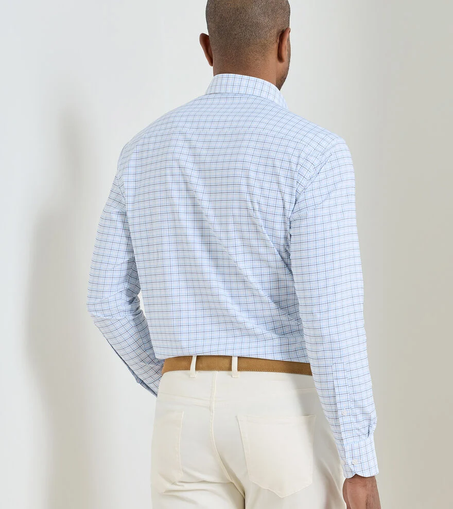 Casey Performance Twill Sport Shirt - Cottage Blue