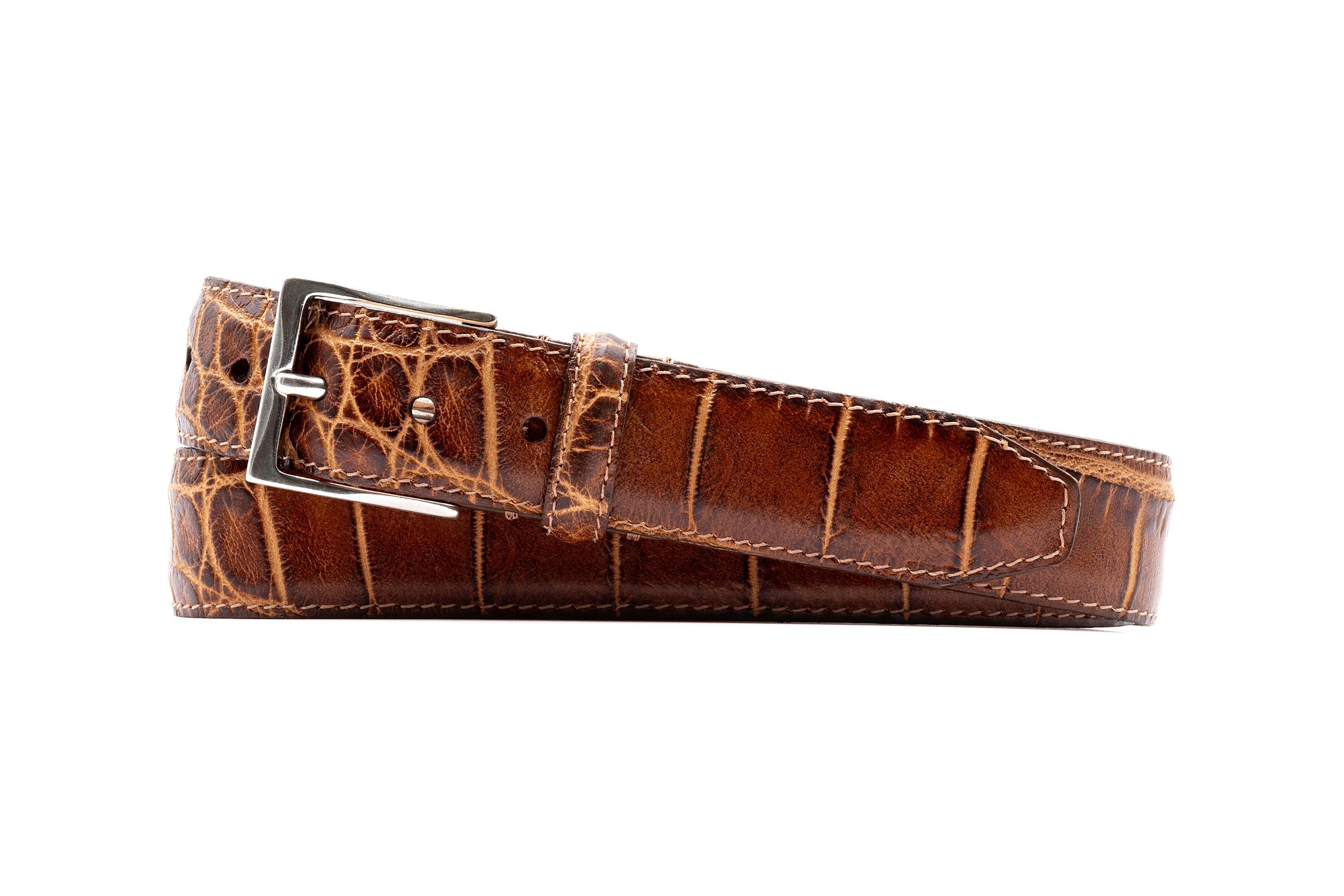 Perry Italian Alligator Grain Belt