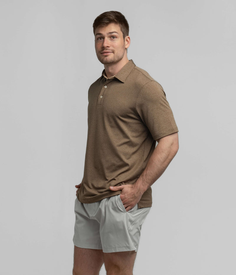 Grayton Heather Polo - Java
