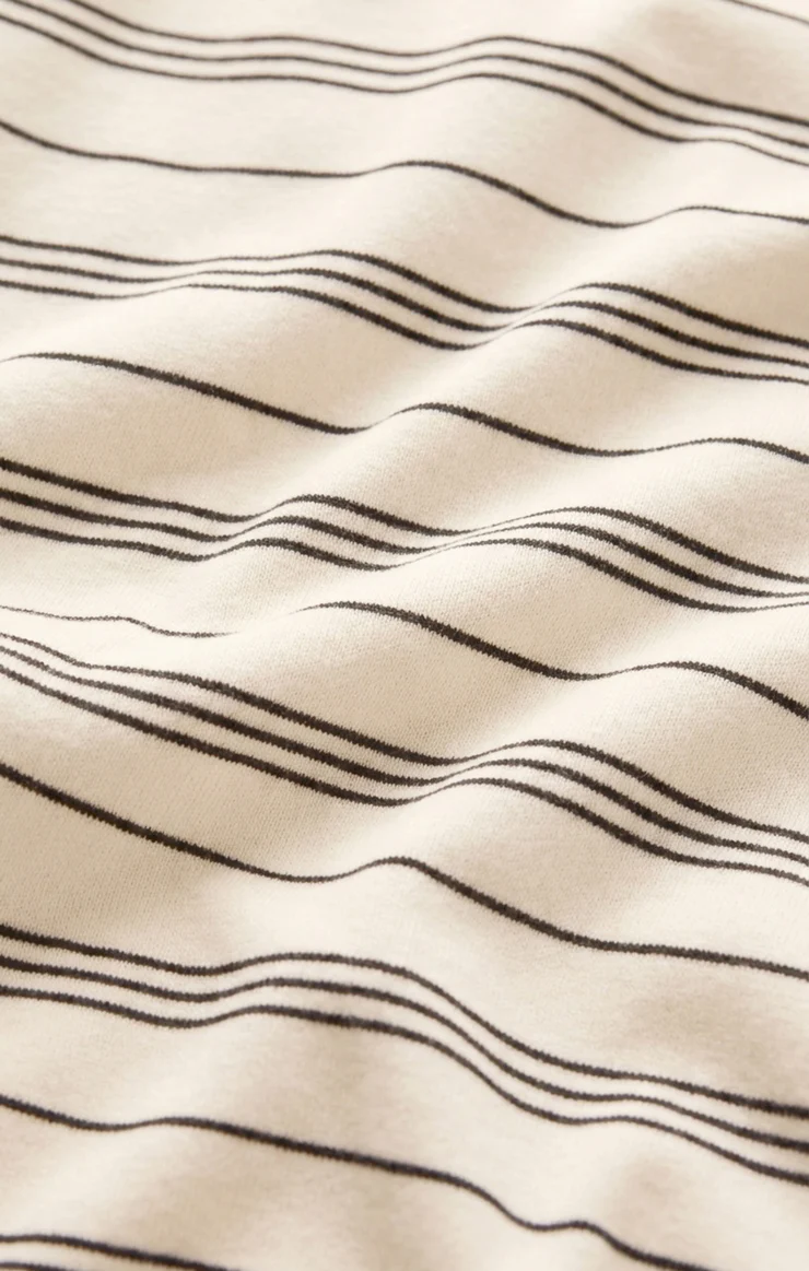 Stand Out Striped Sweatshirt - Cloud
