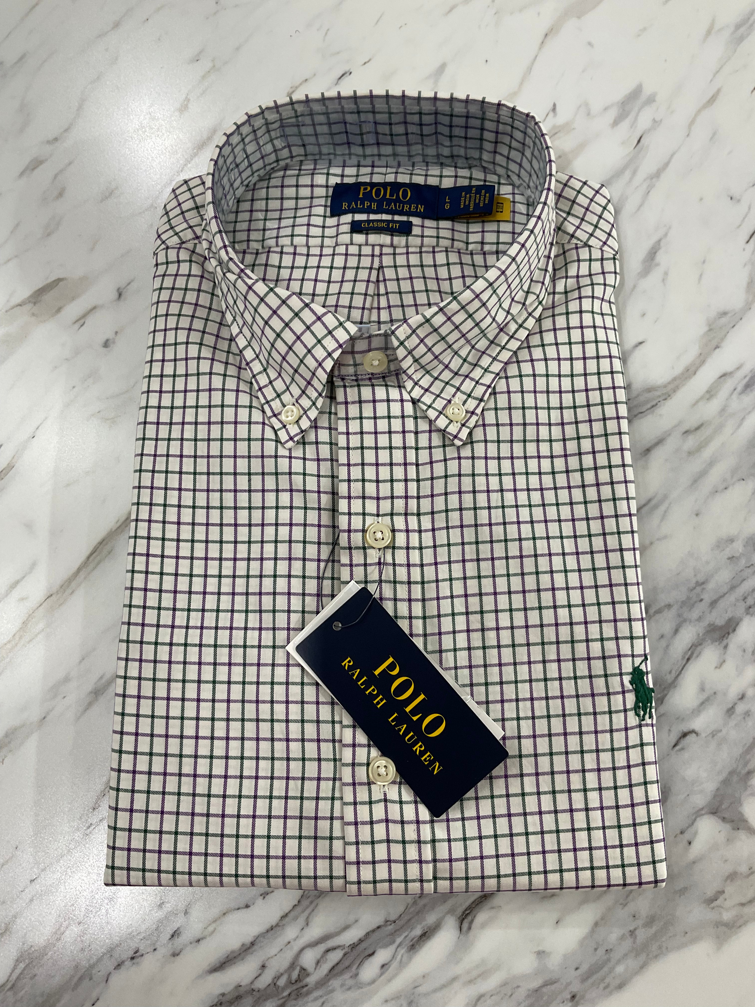 Classic Fit Twill Shirt - Forest